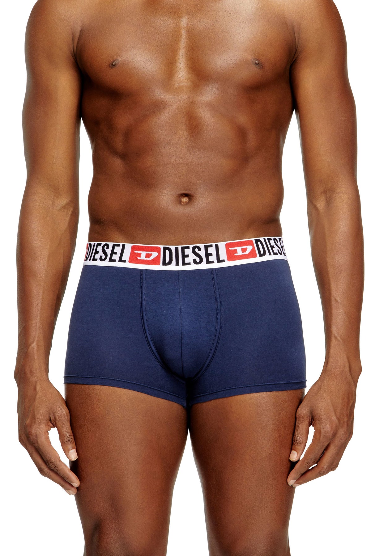 Men: Three-pack of all-over logo waist boxers