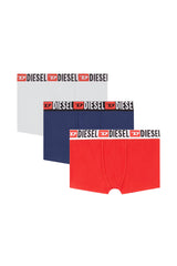 Men: Three-pack of all-over logo waist boxers
