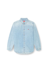 Men's Shirt in denim Light Blue