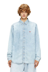 Men's Shirt in denim Light Blue