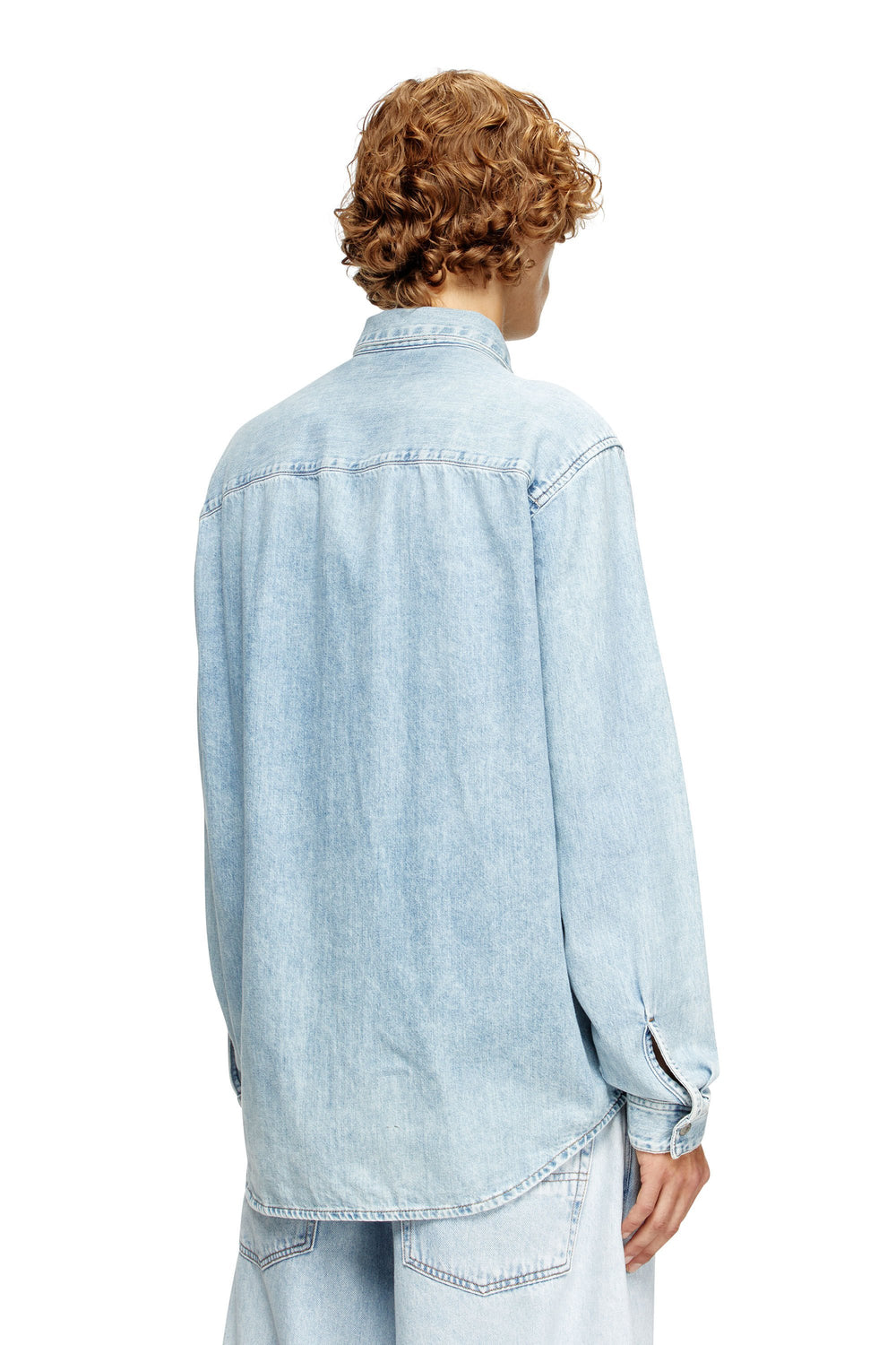 Men's Shirt in denim Light Blue