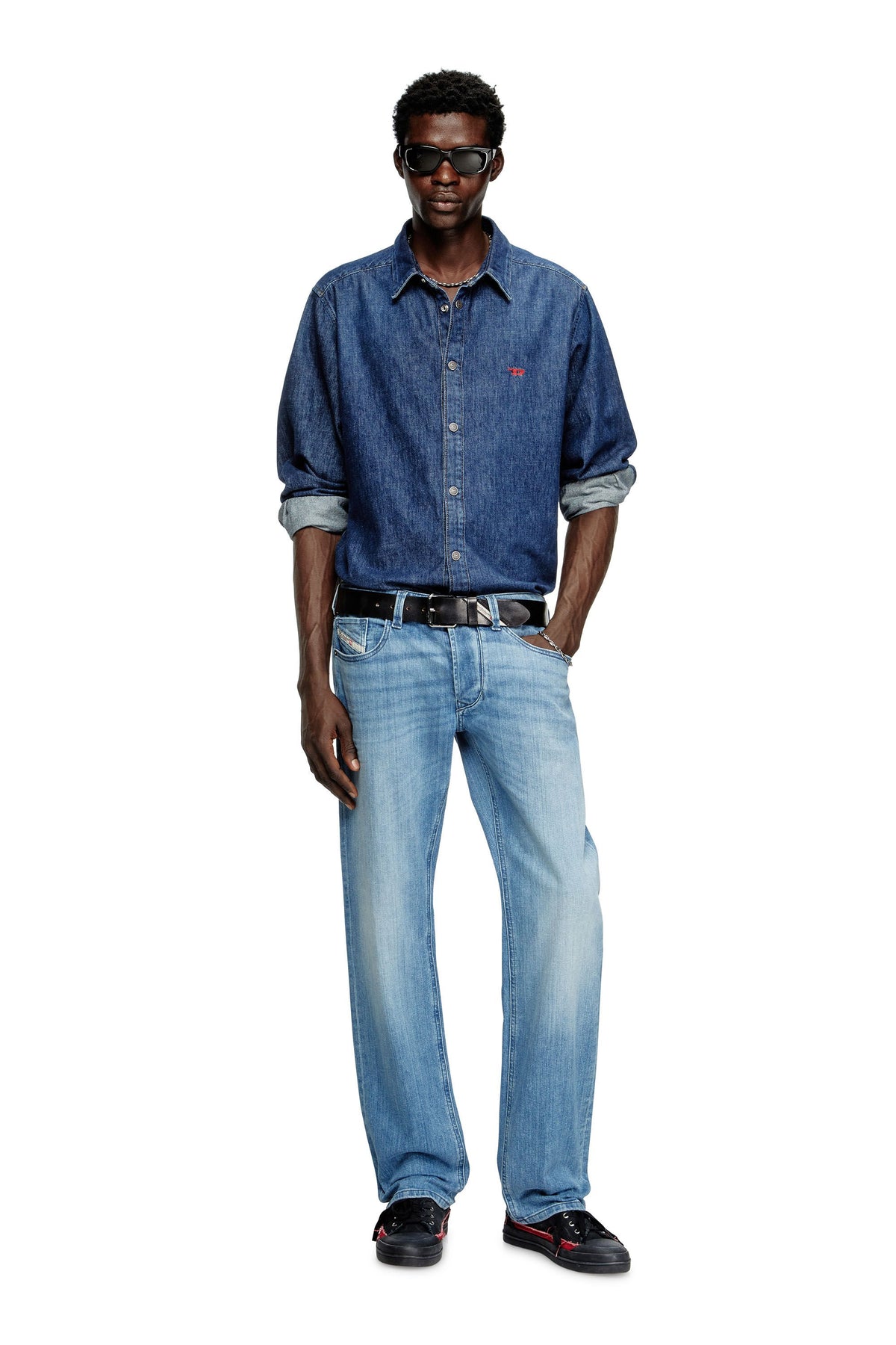 Men's Shirt in denim Blue