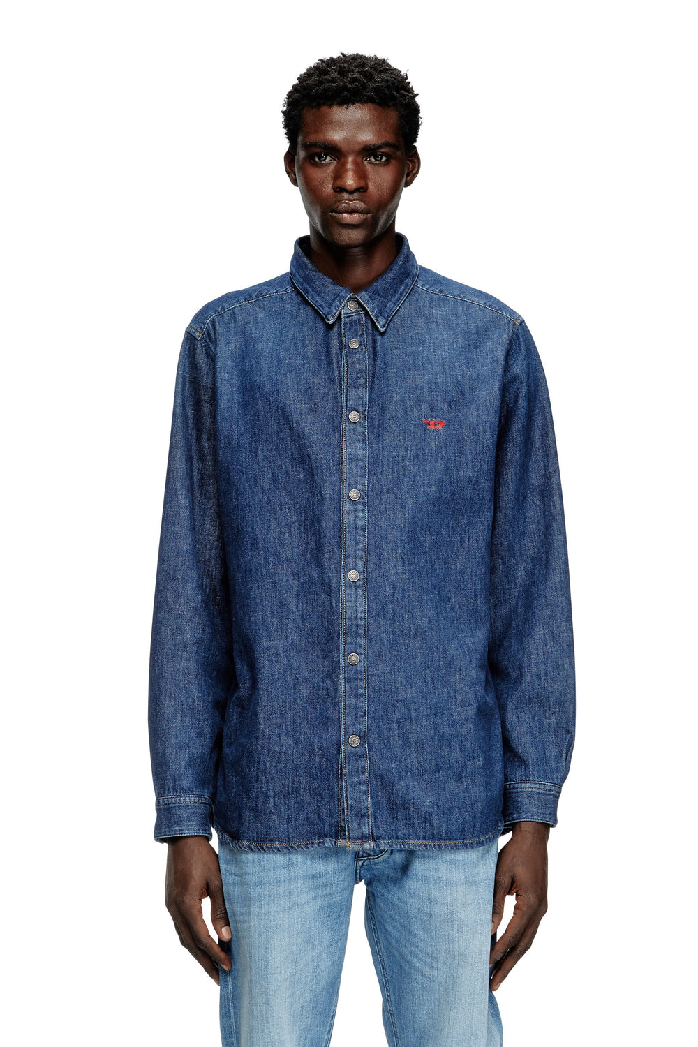 Men's Shirt in denim Blue
