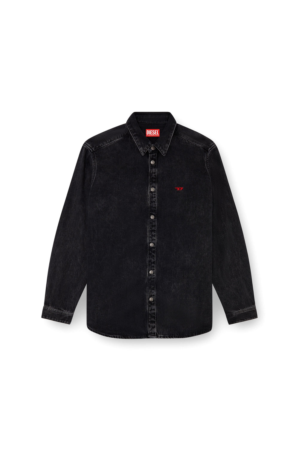 Men's Shirt in Tencel denim Black