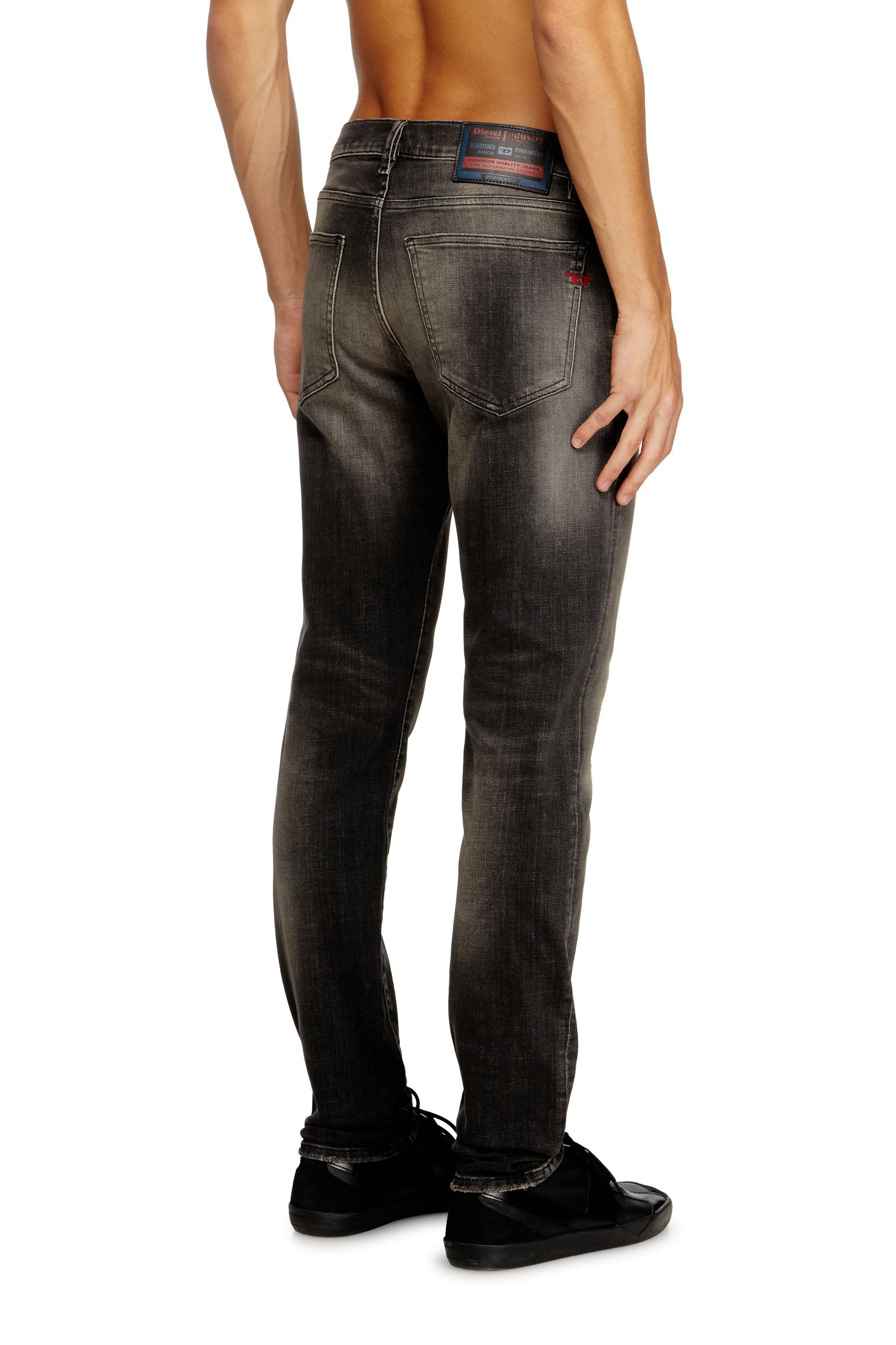 Men's Slim Jeans Grey 2019 D-Strukt