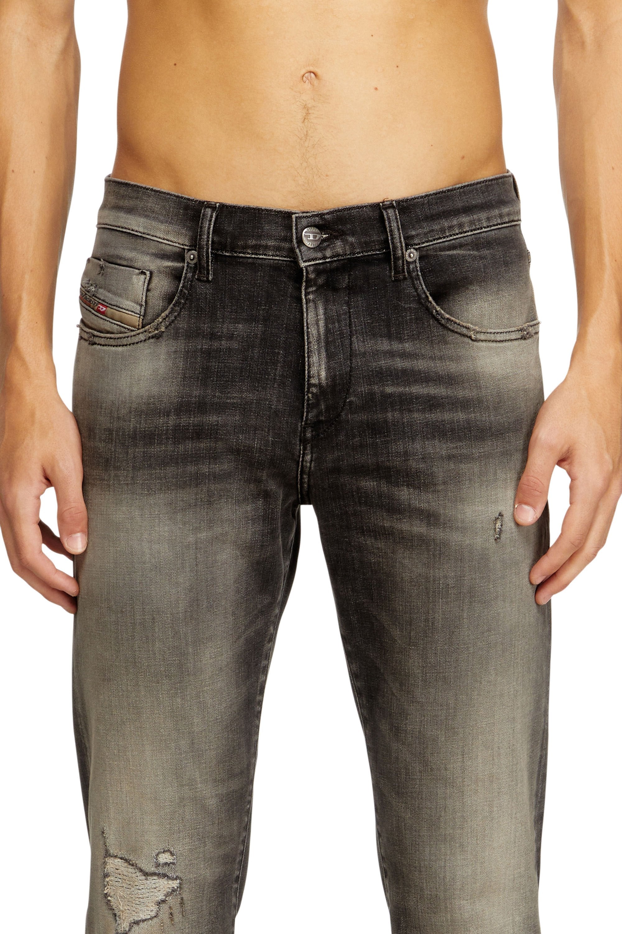 Men's Slim Jeans Grey 2019 D-Strukt