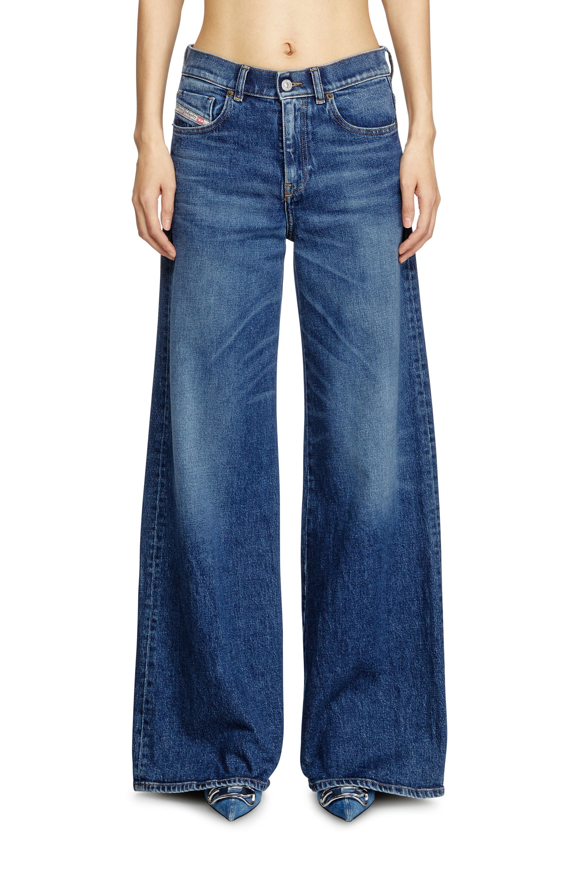 Women's Flare Jeans Medium blue 1978 D-Akemi