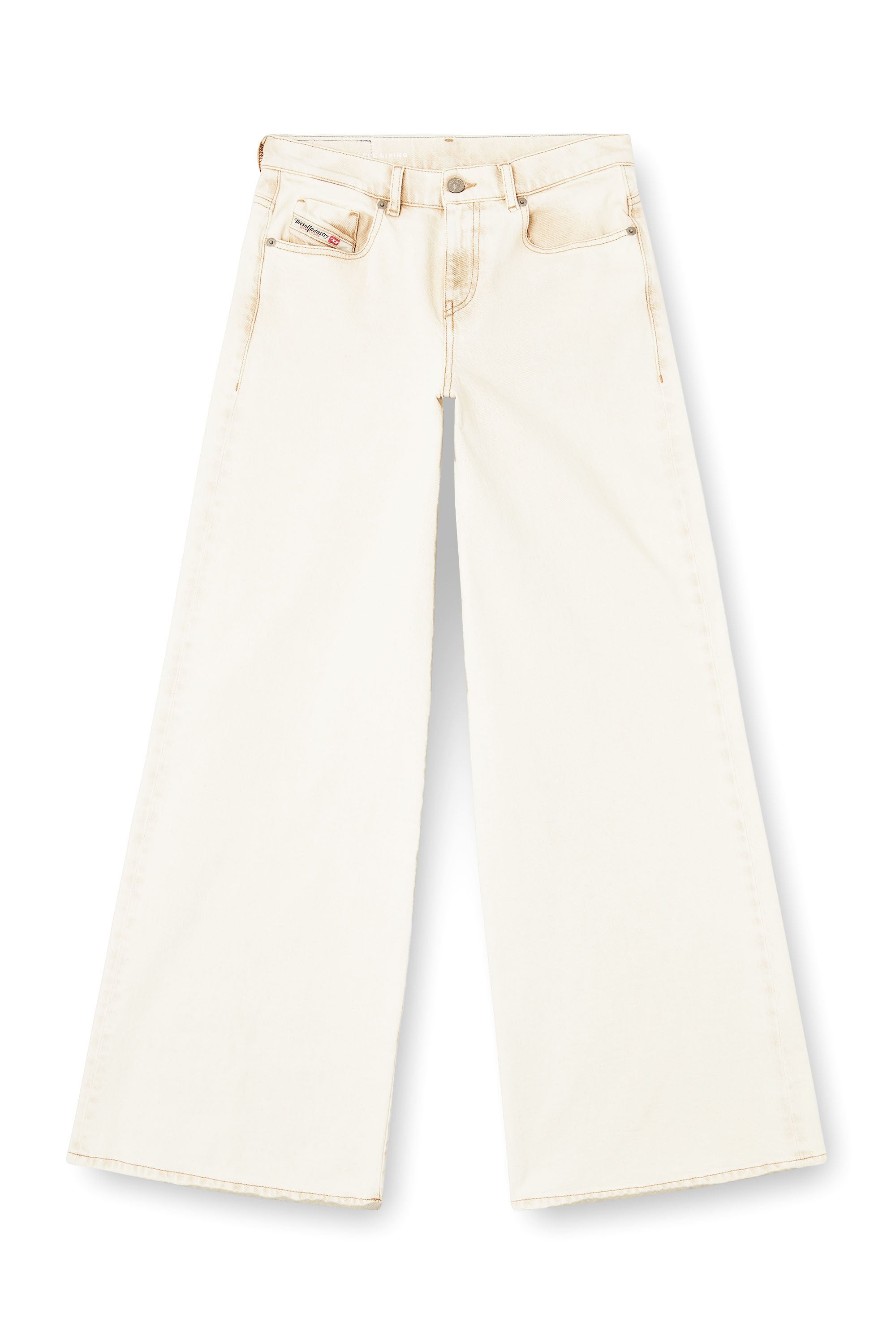 Women's Flare Jeans White 1978 D-Akemi
