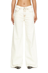 Women's Flare Jeans White 1978 D-Akemi