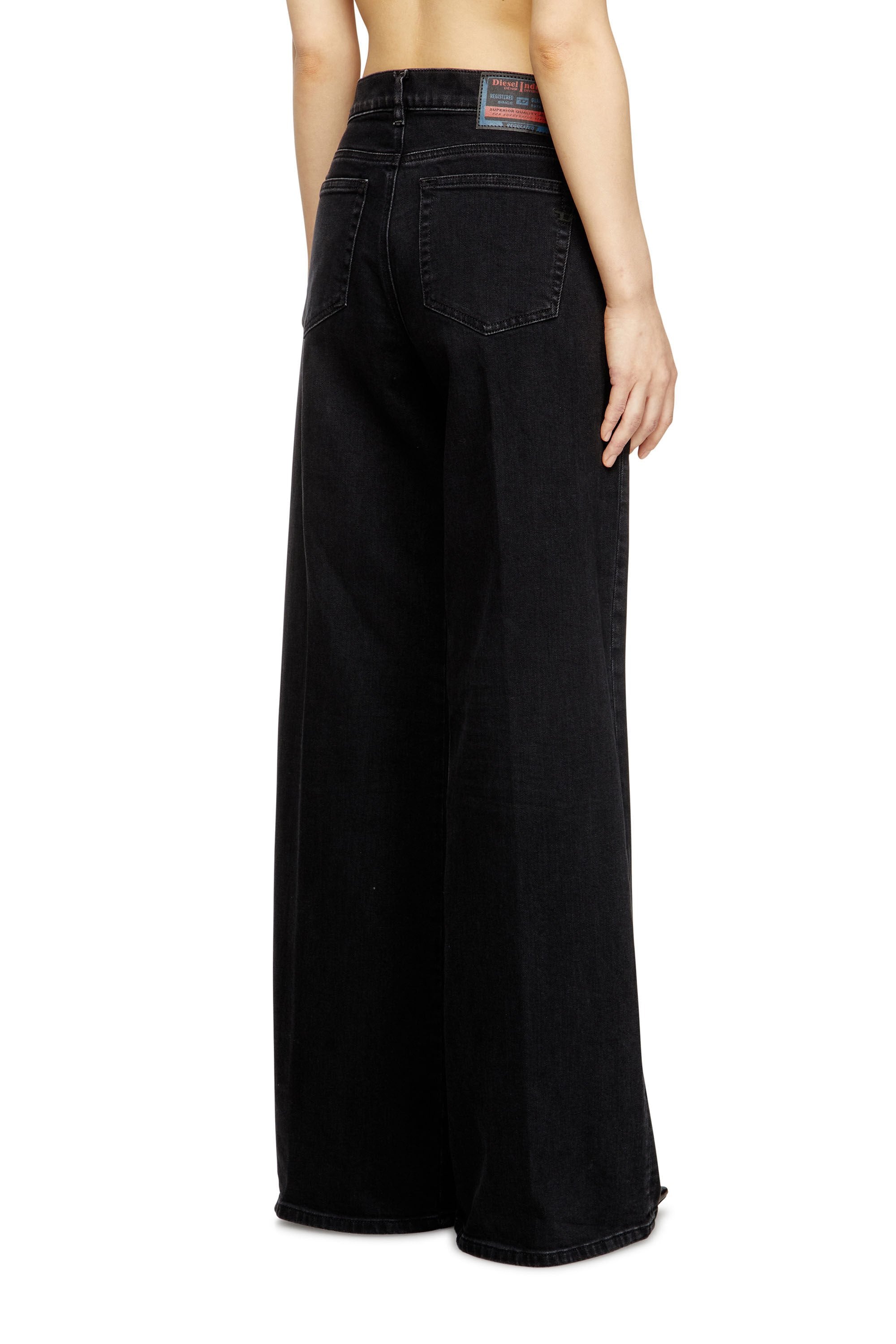 Women's Flare Jeans Black/Dark grey 1978 D-Akemi