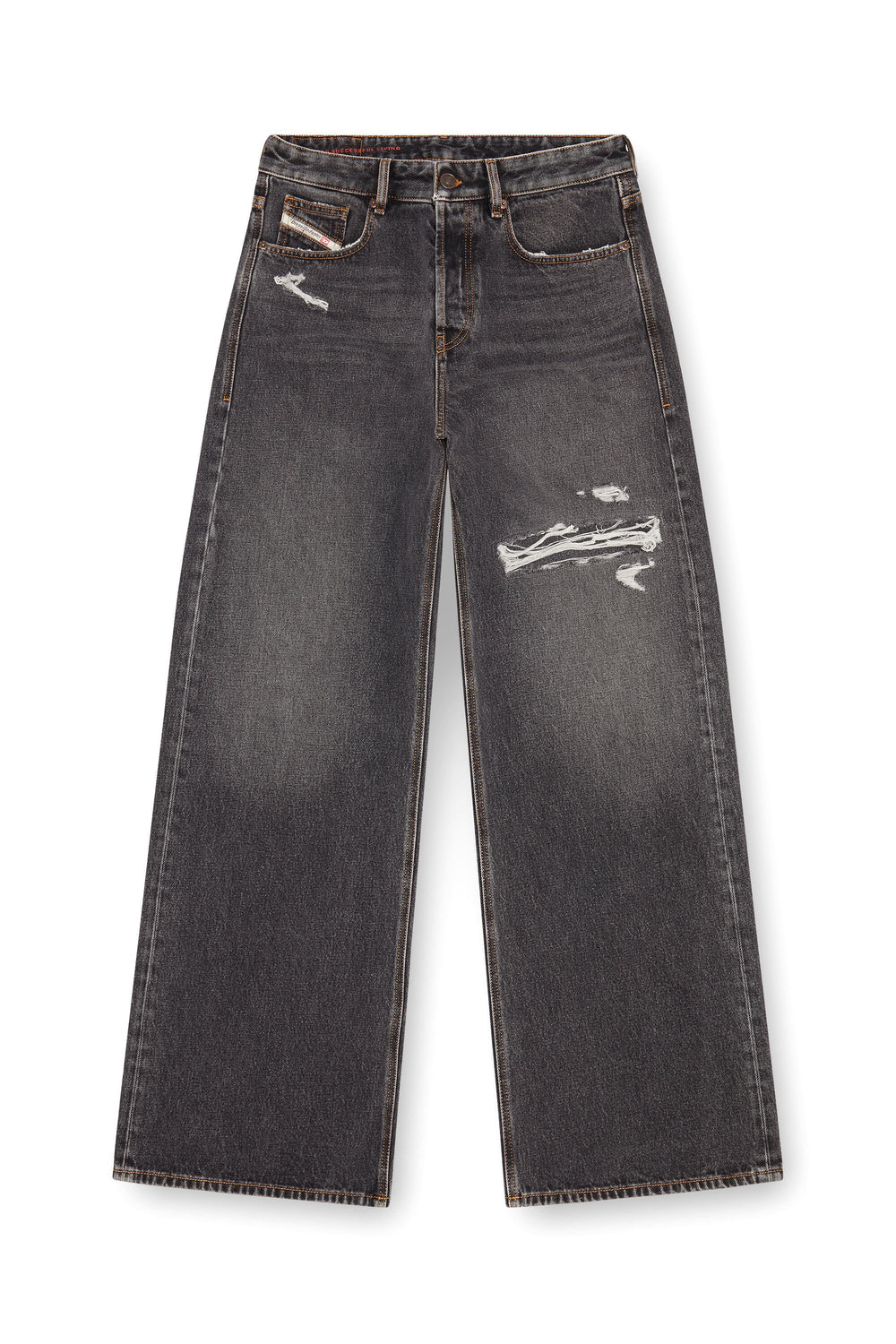 D-RISE Man: Oversized Regular Black/Dark grey Jeans