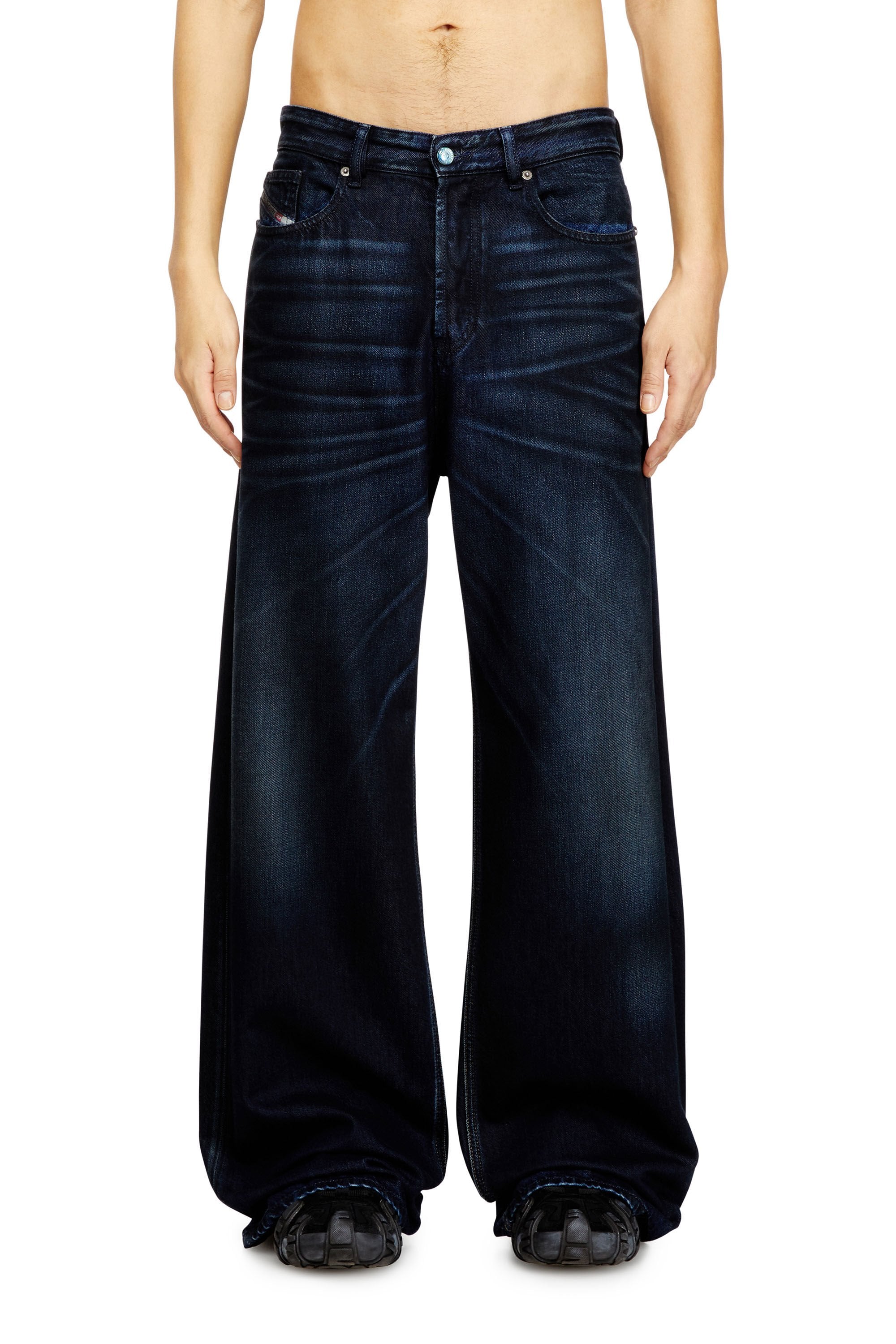 Men's Relaxed Jeans Dark Blue D-Rise