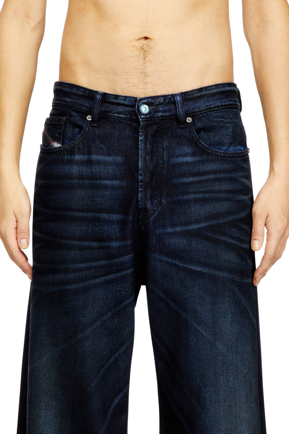 Men's Relaxed Jeans Dark Blue D-Rise