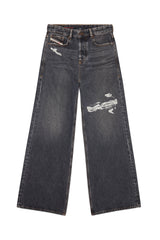 1996 D-Sire Woman: Relaxed Black/Dark grey Baggy Jeans
