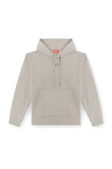 Men's Hoodie with metallic logo Grey