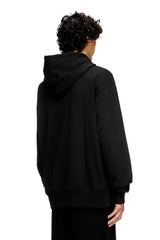 Men's Hoodie with metallic logo Grey