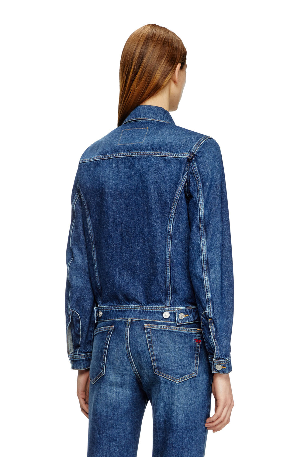 Women's Trucker jacket in denim Blue