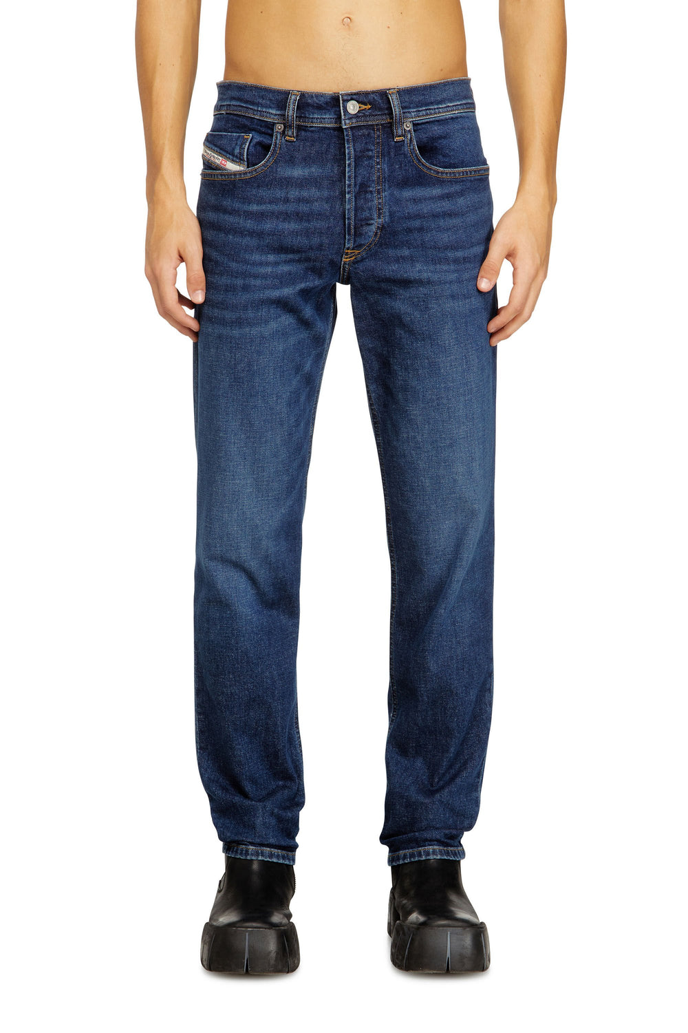 Men's Regular Jeans Medium blue 2023 D-Finitive