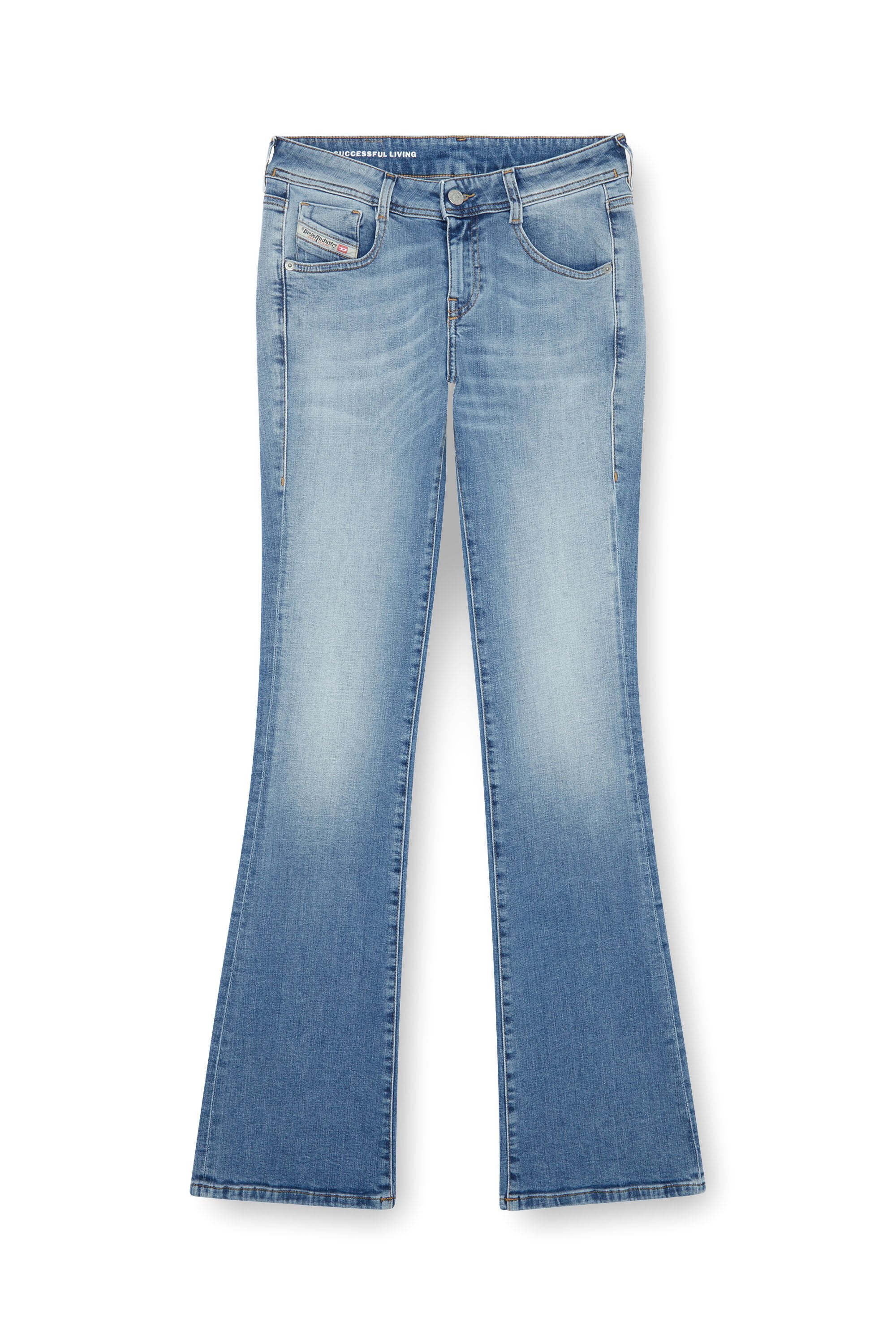 1969 D-Ebbey - Bootcut and Flare Jeans |Light BlueDiesel