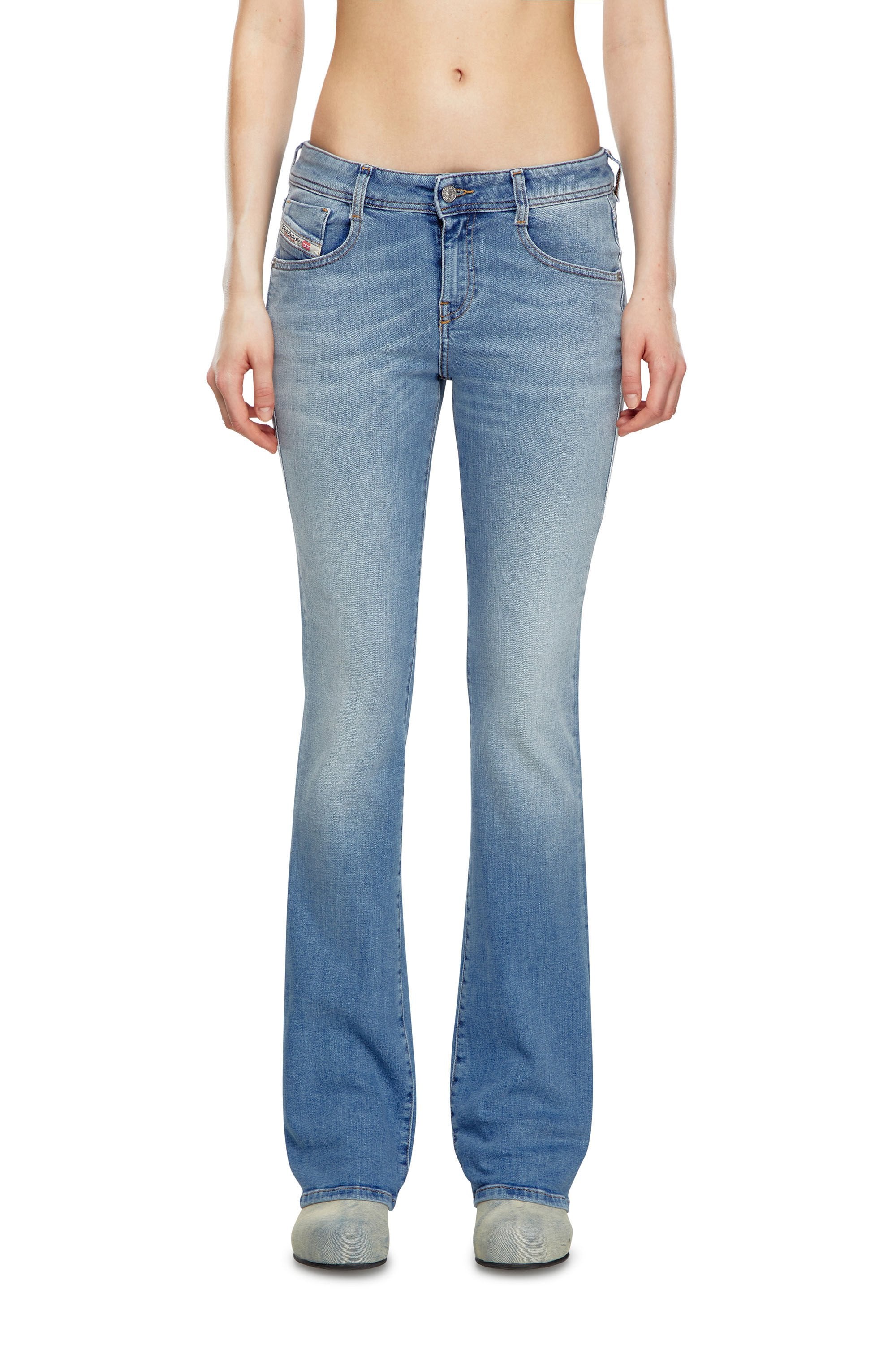 1969 D-Ebbey - Bootcut and Flare Jeans |Light BlueDiesel