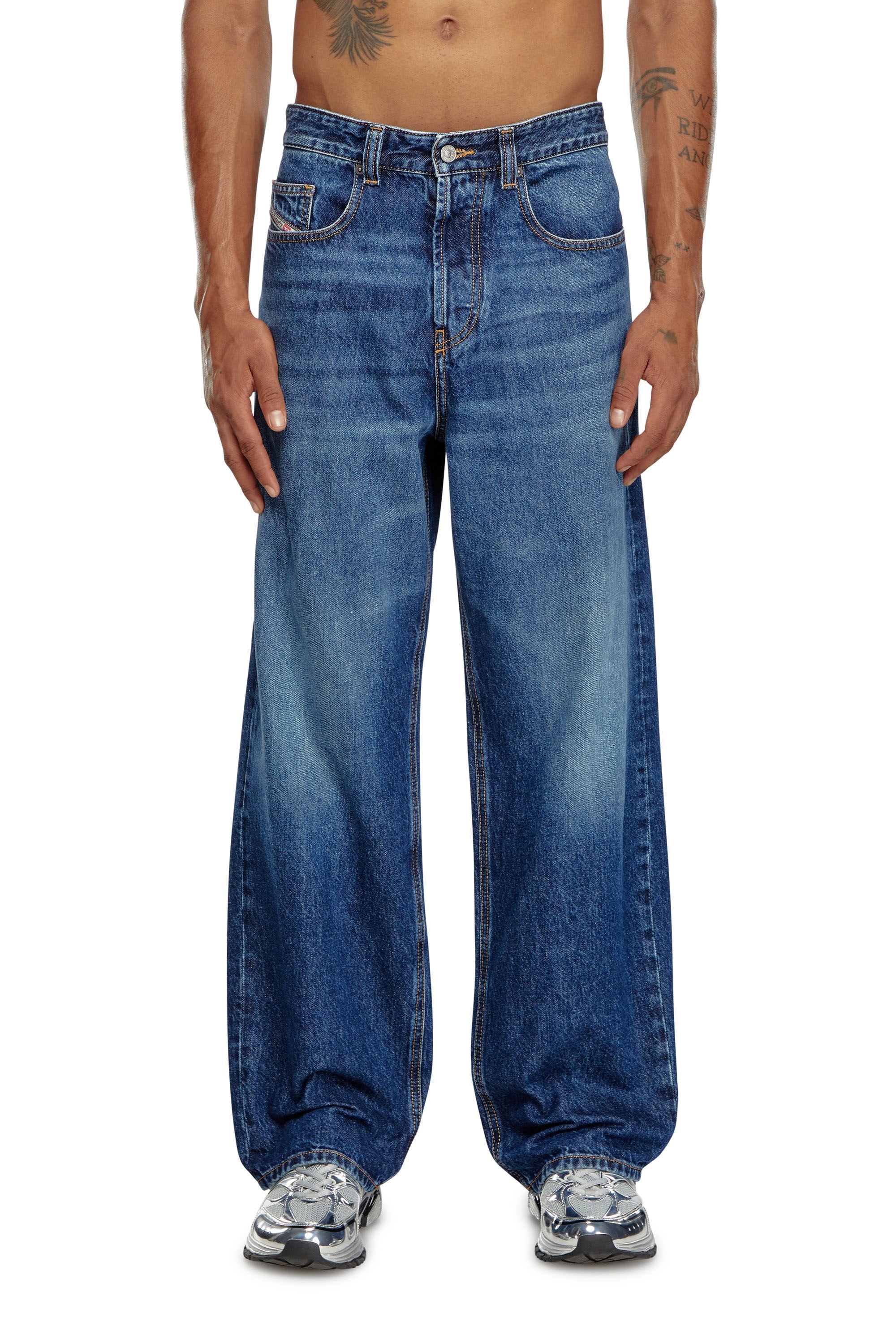 Men's Relaxed Jeans Medium blue 2001 D-Macro