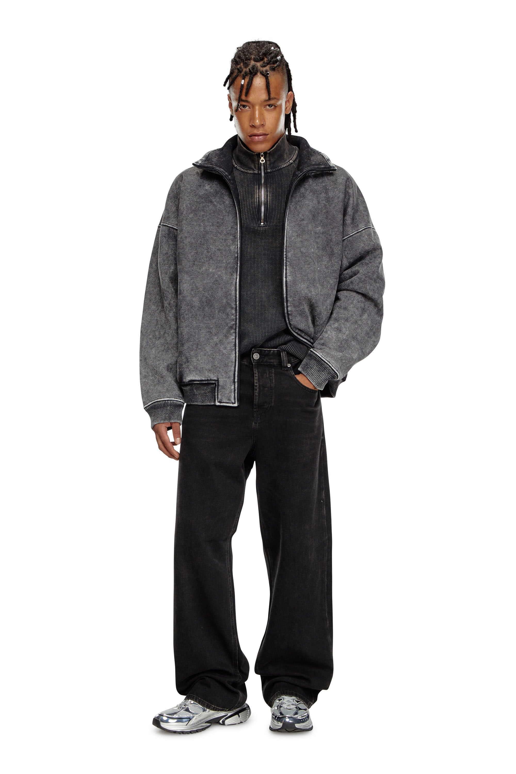 Men's Regular Jeans Black/Dark grey 2001 D-Macro