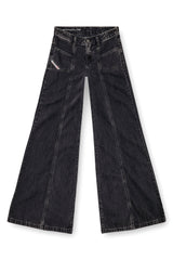 Women's Flare Jeans Black/Dark grey D-Akii