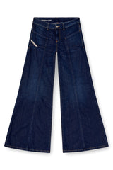Women's Flare Jeans Dark Blue D-Akii