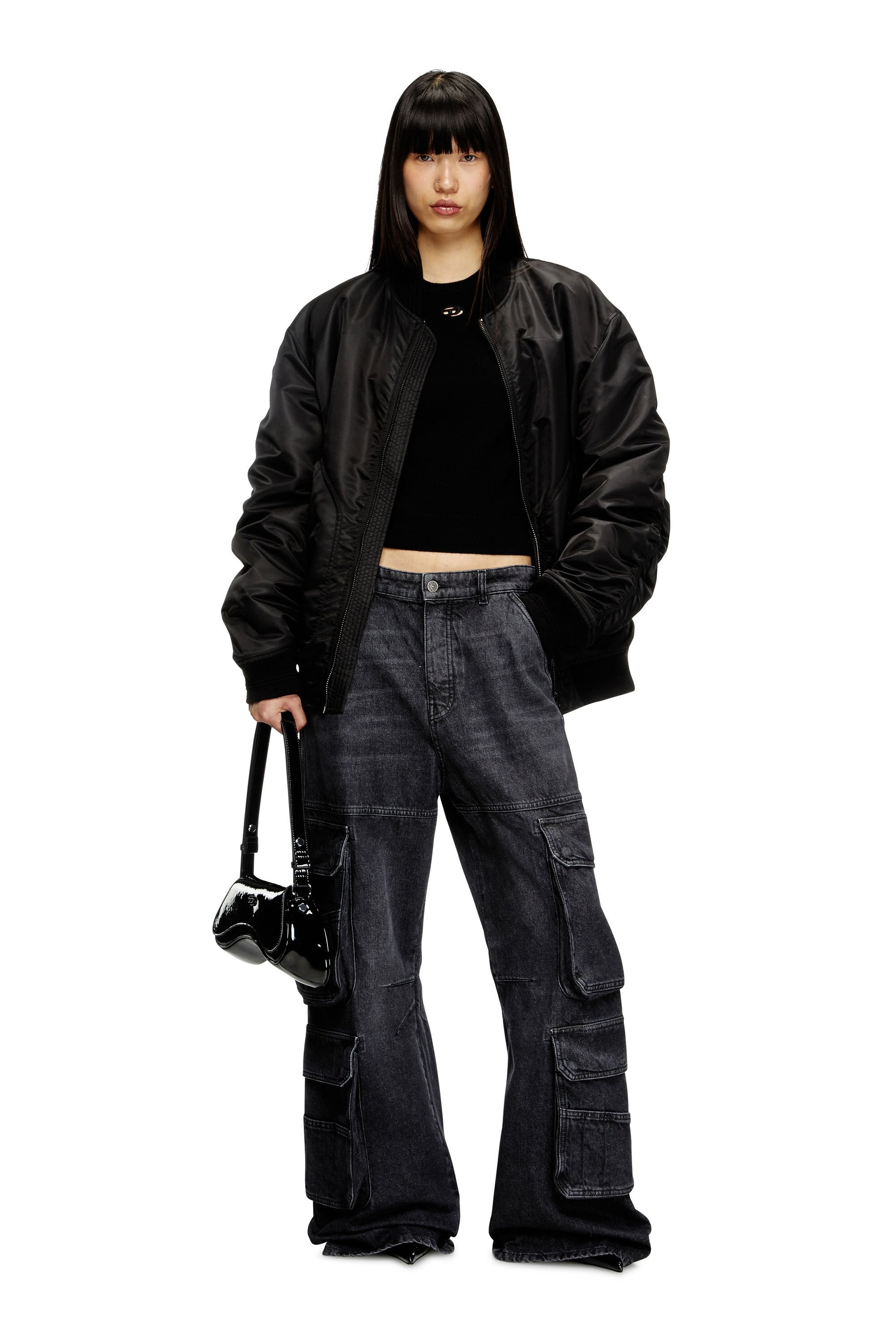 Women's Wool and cashmere top Black