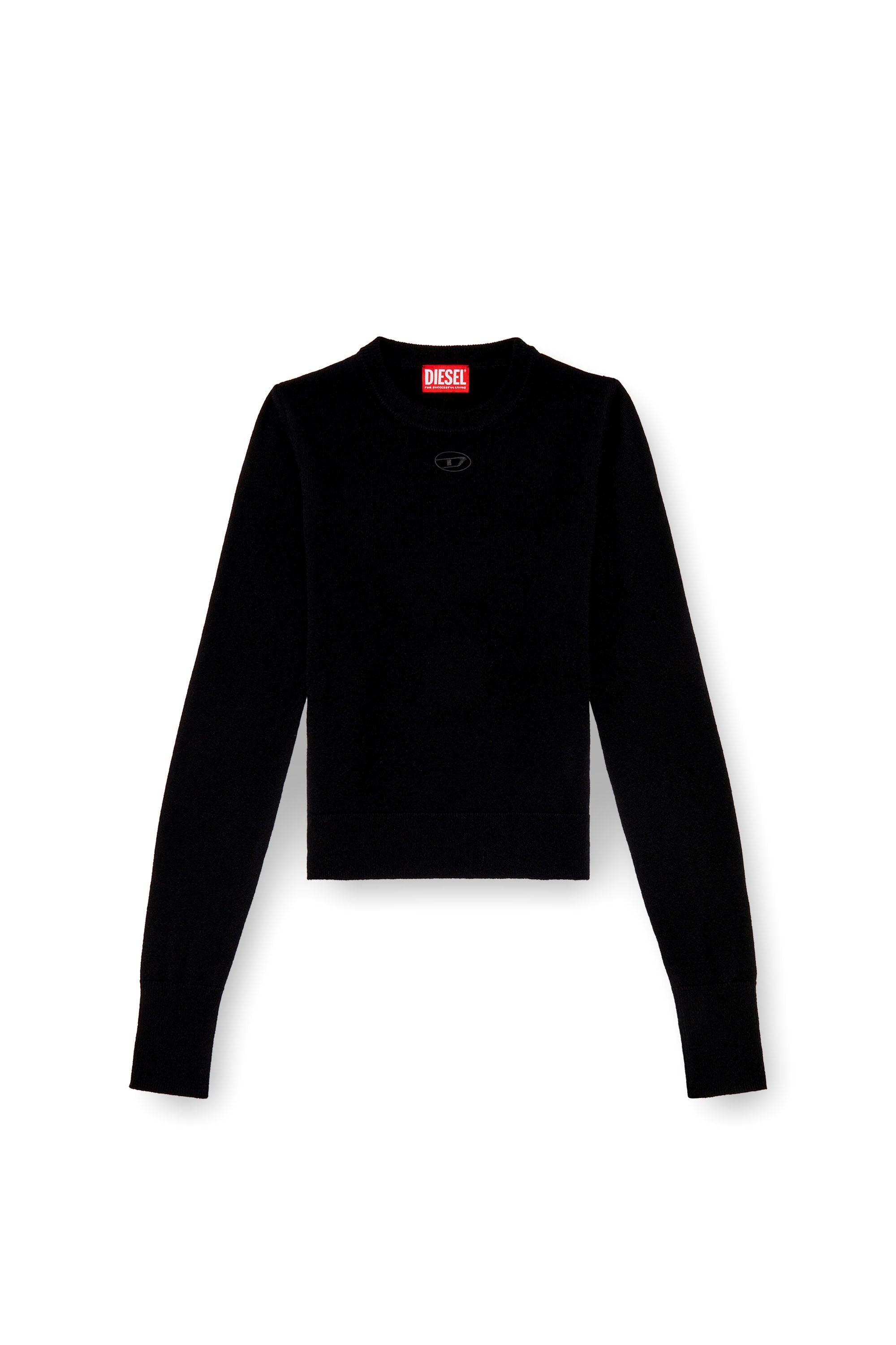 Women's Wool and cashmere top Black
