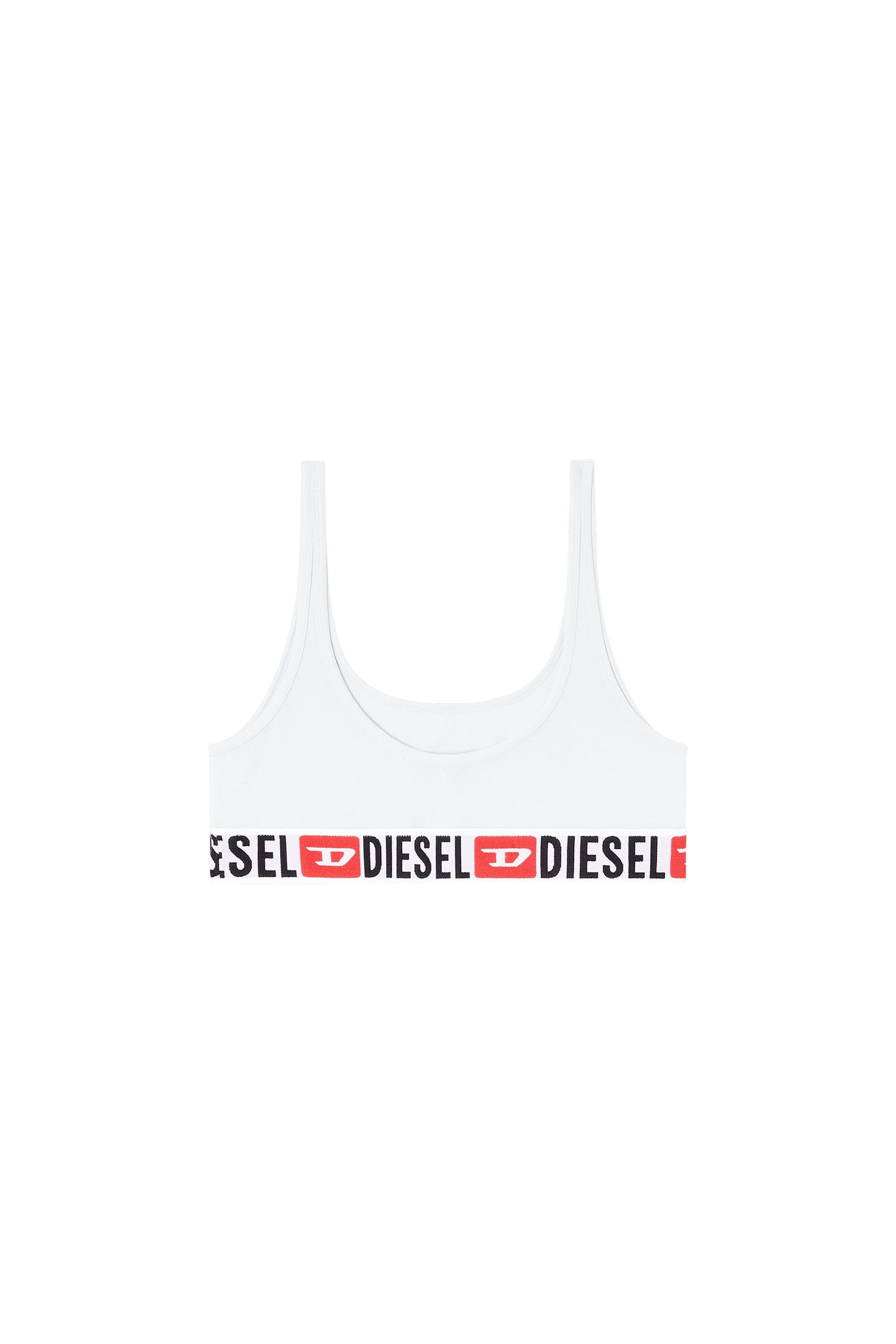 Women's Bralette with logo band White