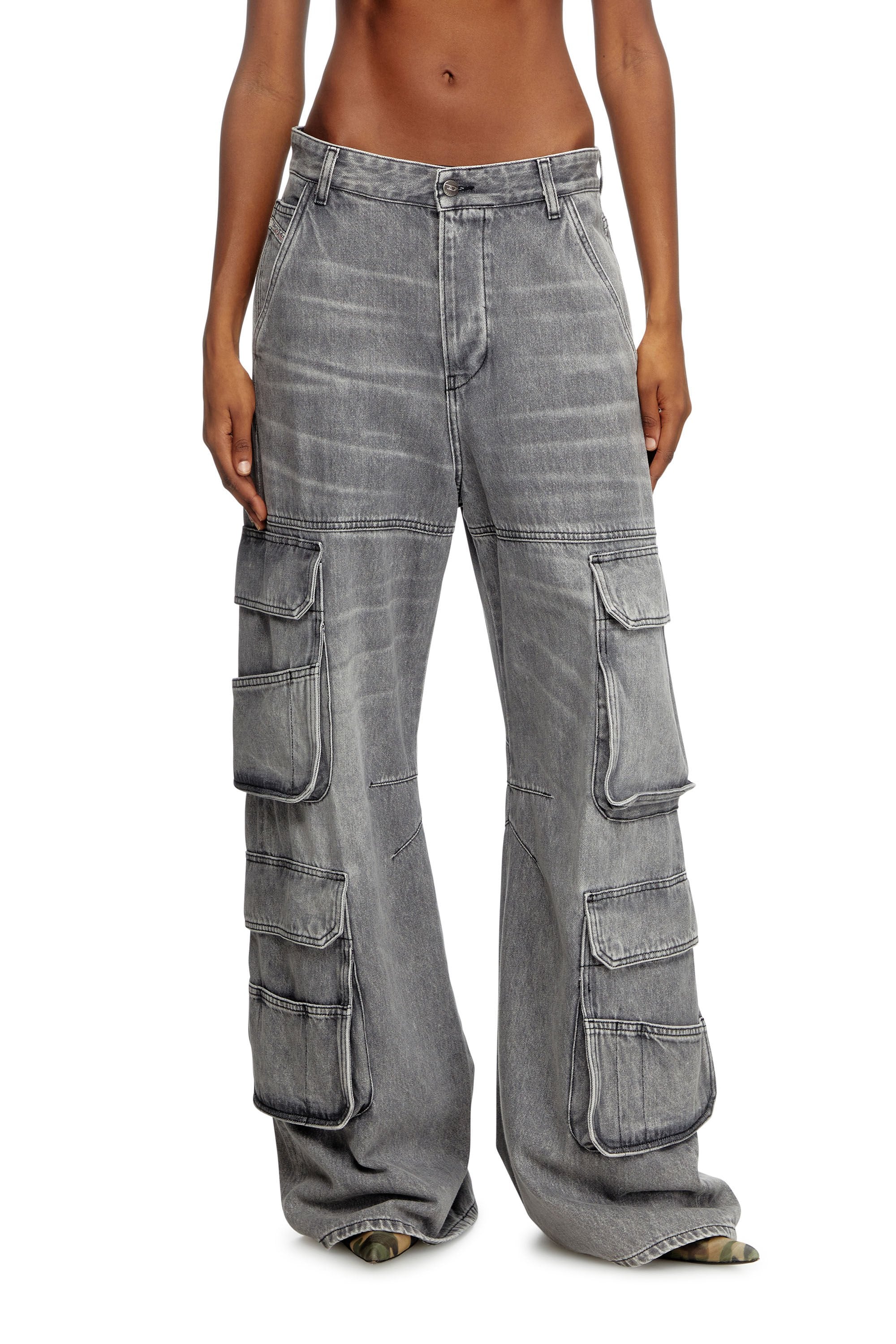 Women's Relaxed Jeans Light Grey 1996 D-Sire