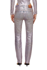 Women's Regular Foil Jeans colored 1989 D-Mine