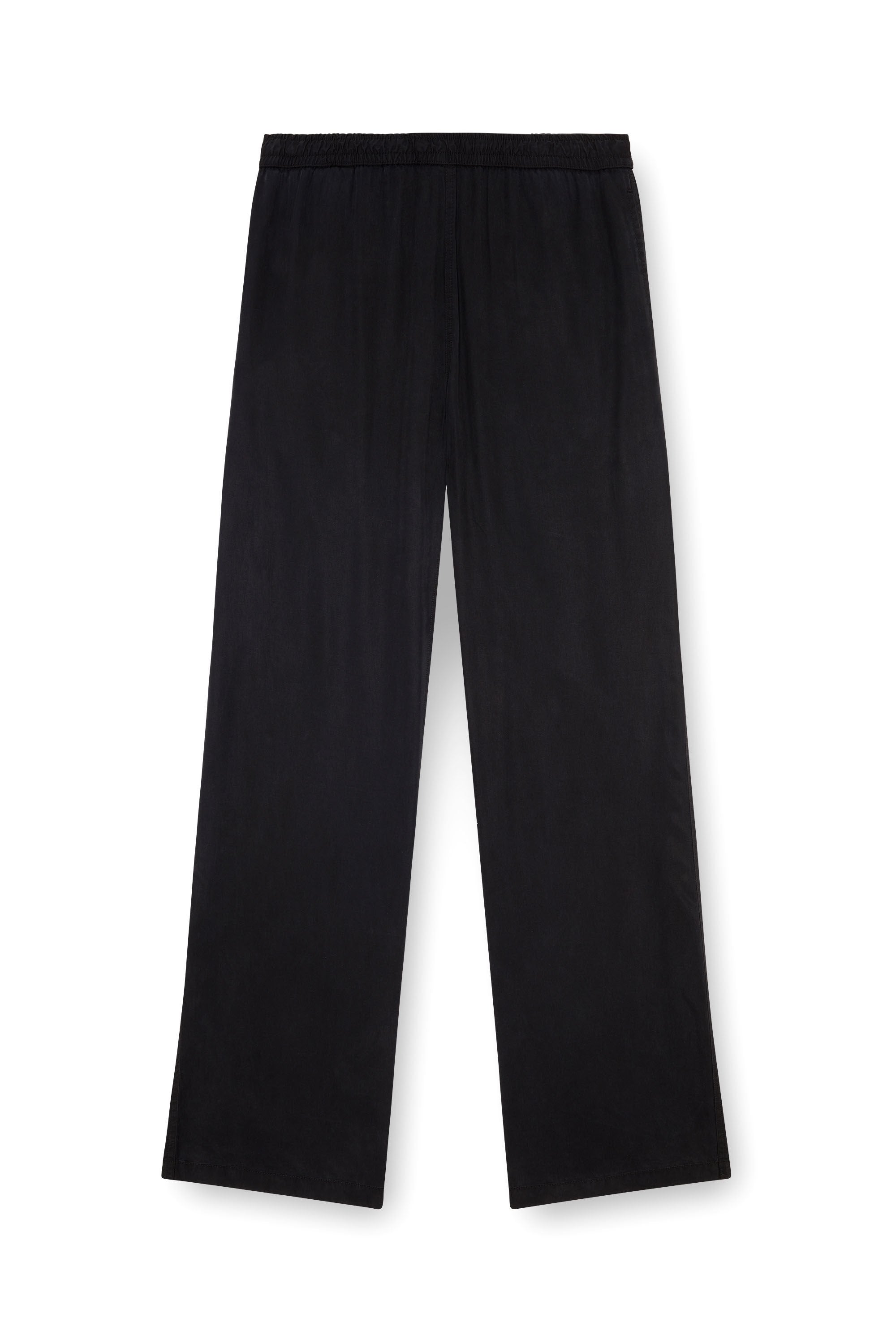 Men's Drawstring pants in faded twill Black