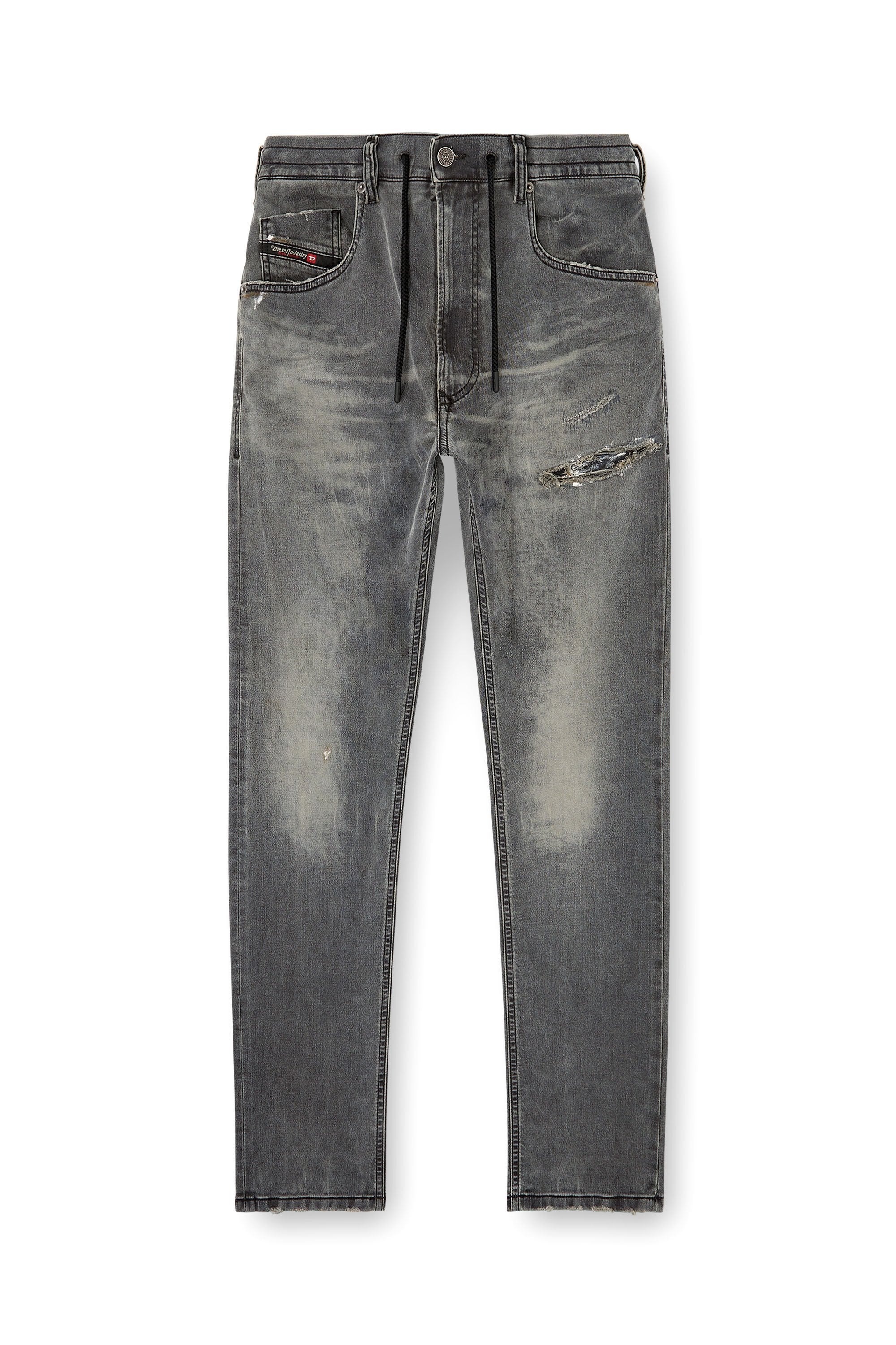 Men's Regular Jeans Black/Dark grey 2032 D-Krooley Joggjeans®