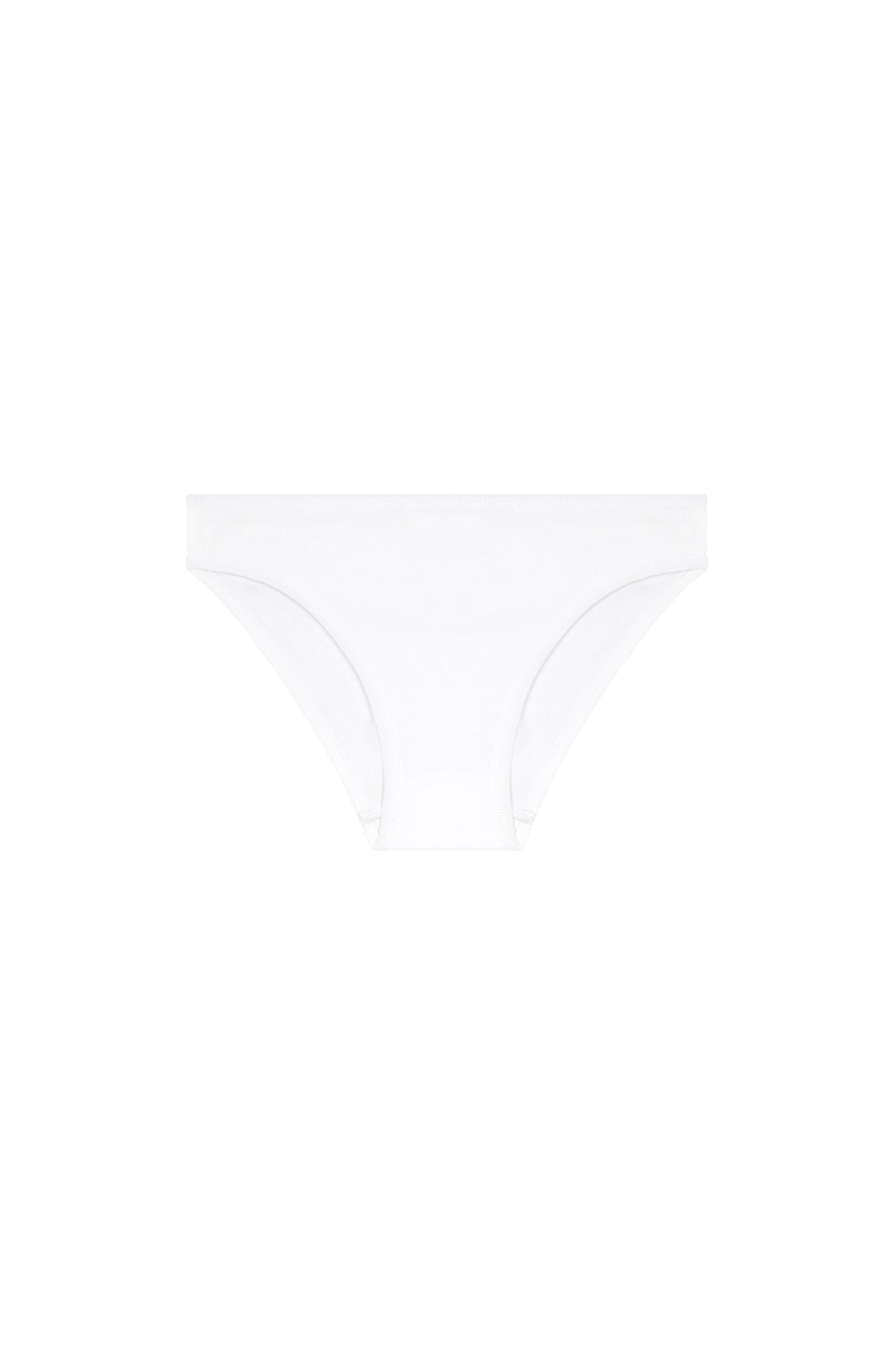 Women's Ribbed briefs with Oval D plaque Black