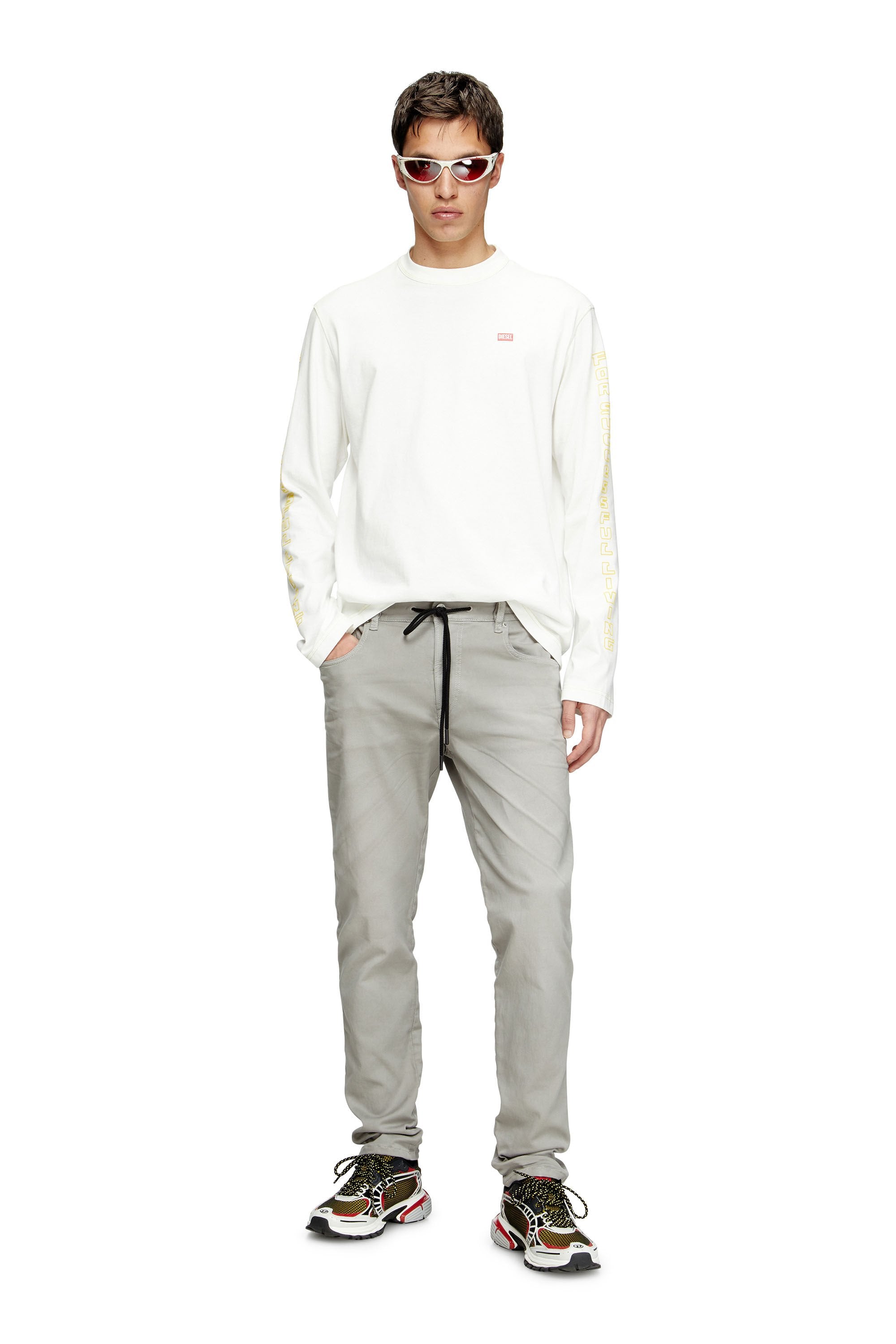 Men's Slim Jeans Grey 2062 D-Strukt Joggjeans®