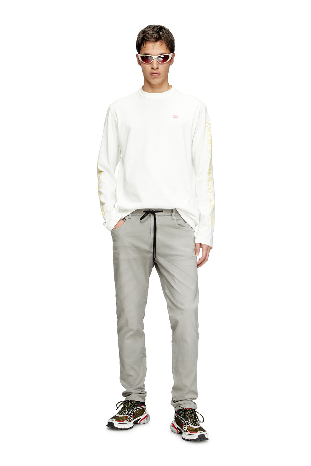 Men's Slim Jeans Grey 2062 D-Strukt Joggjeans®