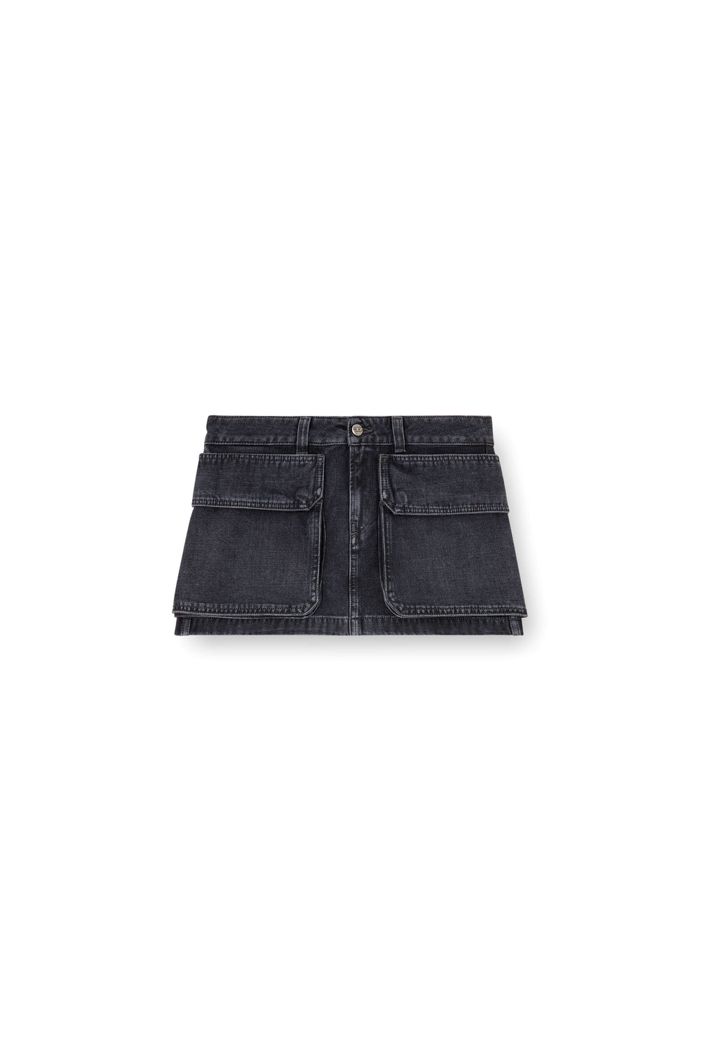 Women's Mini skirt in batavia-weave denim Black