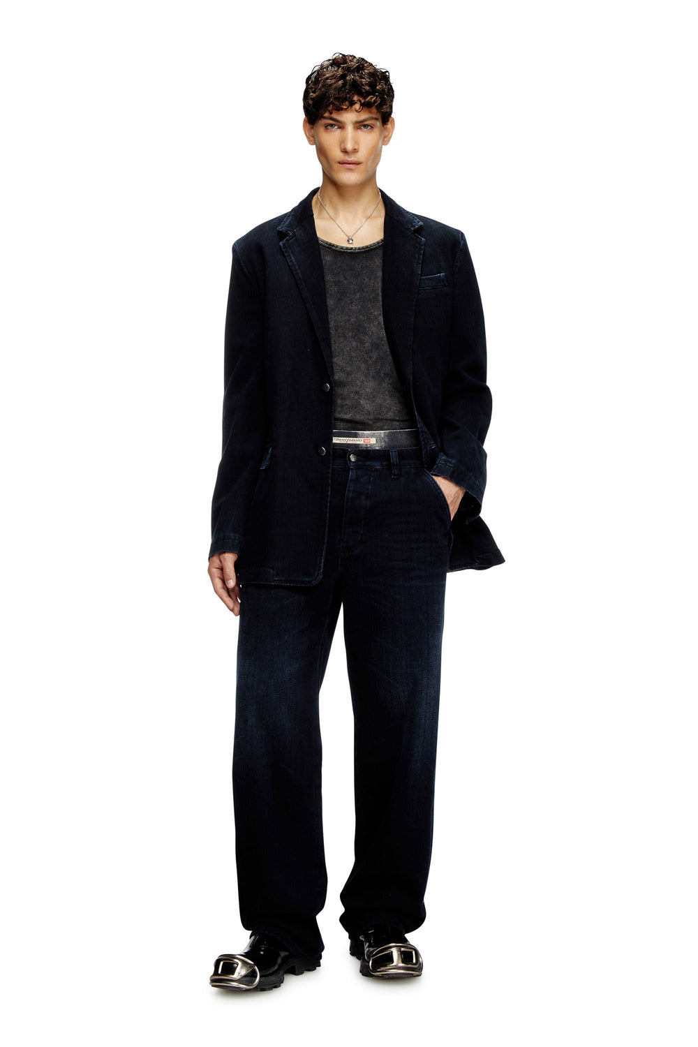 Women's Regular Jeans Dark Blue D-Phant-chino