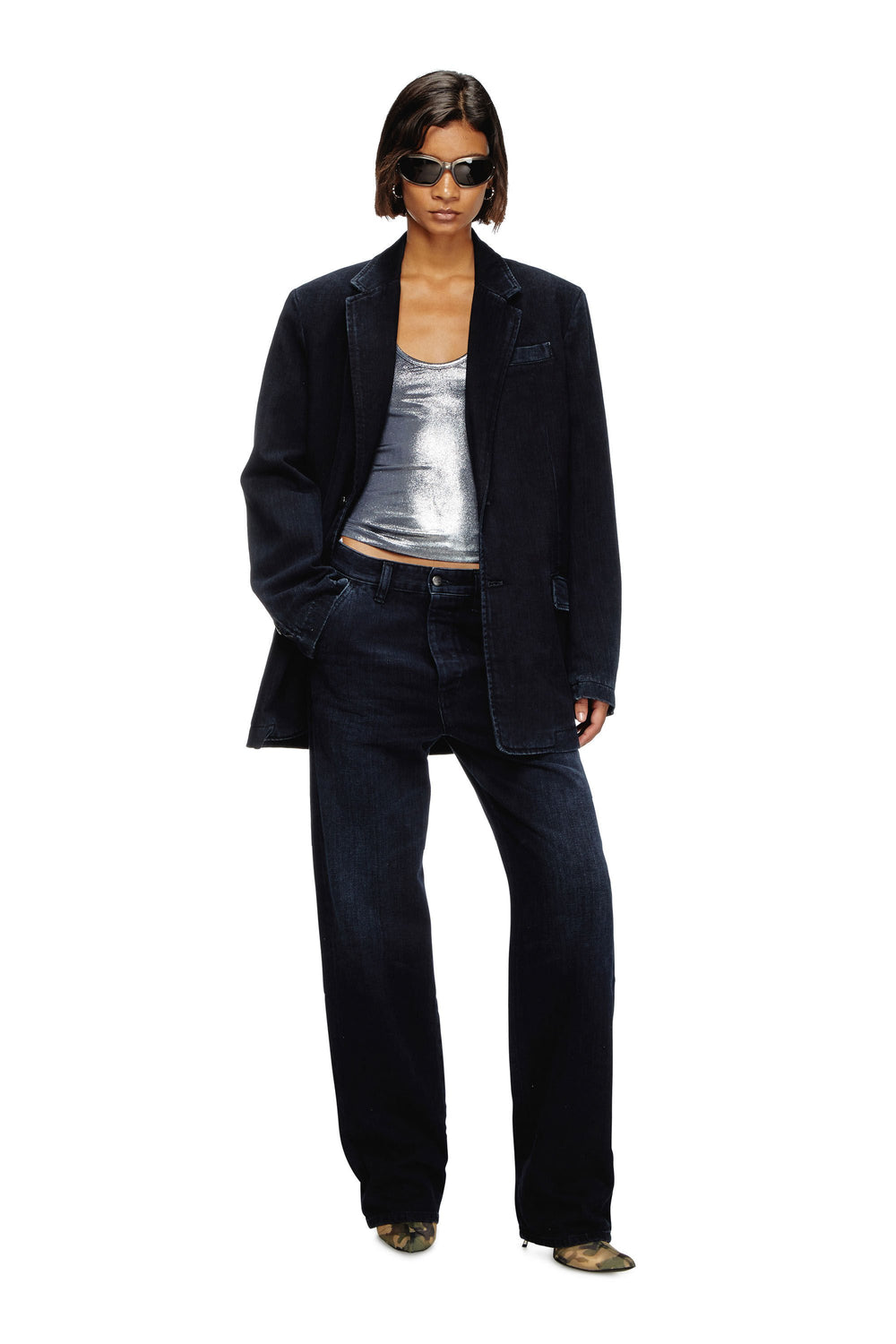 Women's Regular Jeans Dark Blue D-Phant-chino