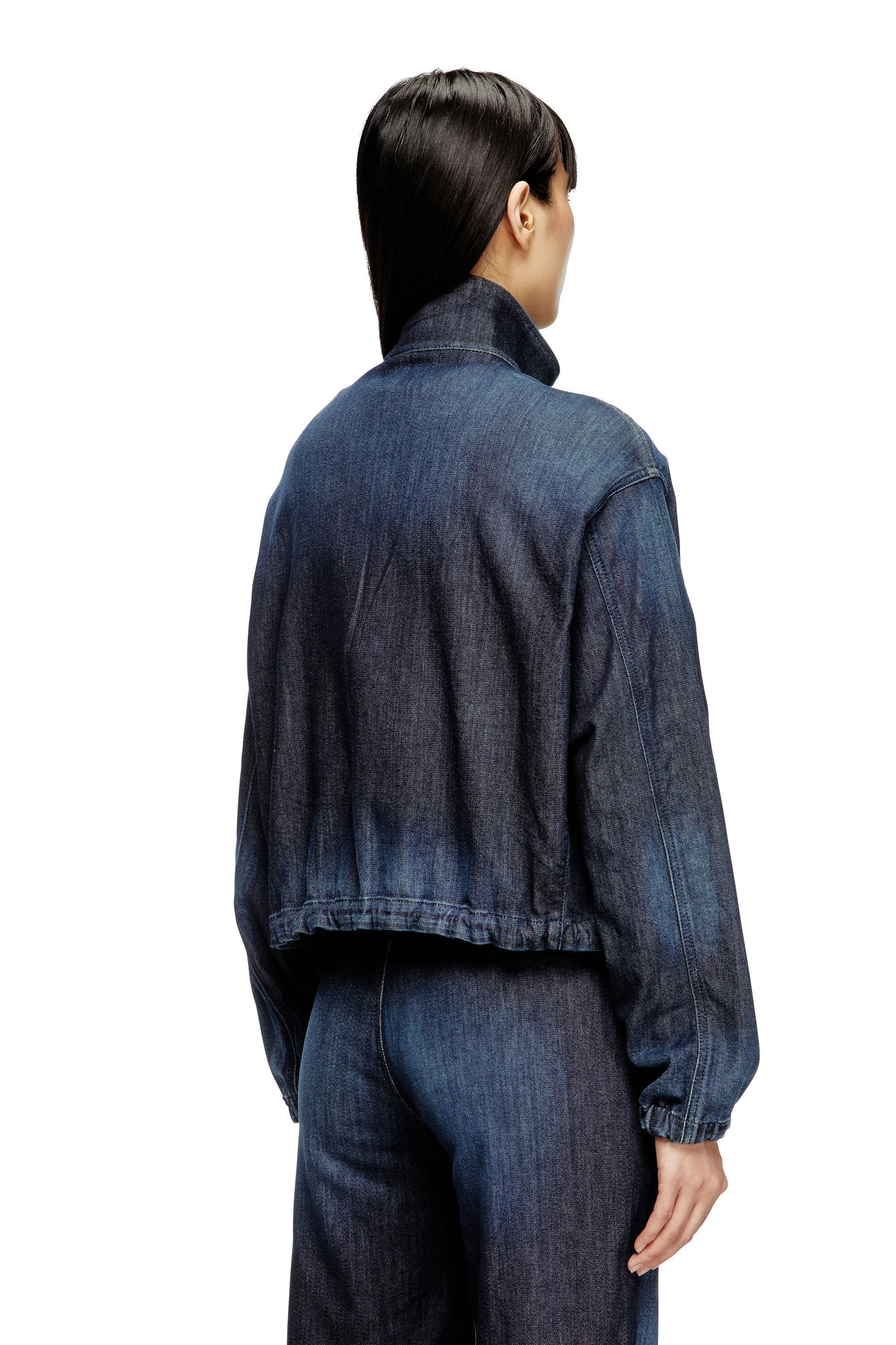 Women's High-neck JoggJeans jacket Blue