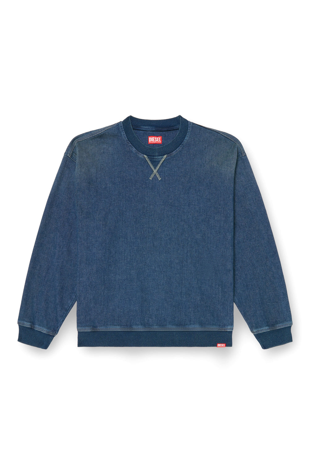 Women's Sweatshirt in Track Denim Blue