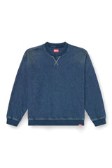 Women's Sweatshirt in Track Denim Blue