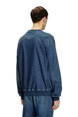 Women's Sweatshirt in Track Denim Blue