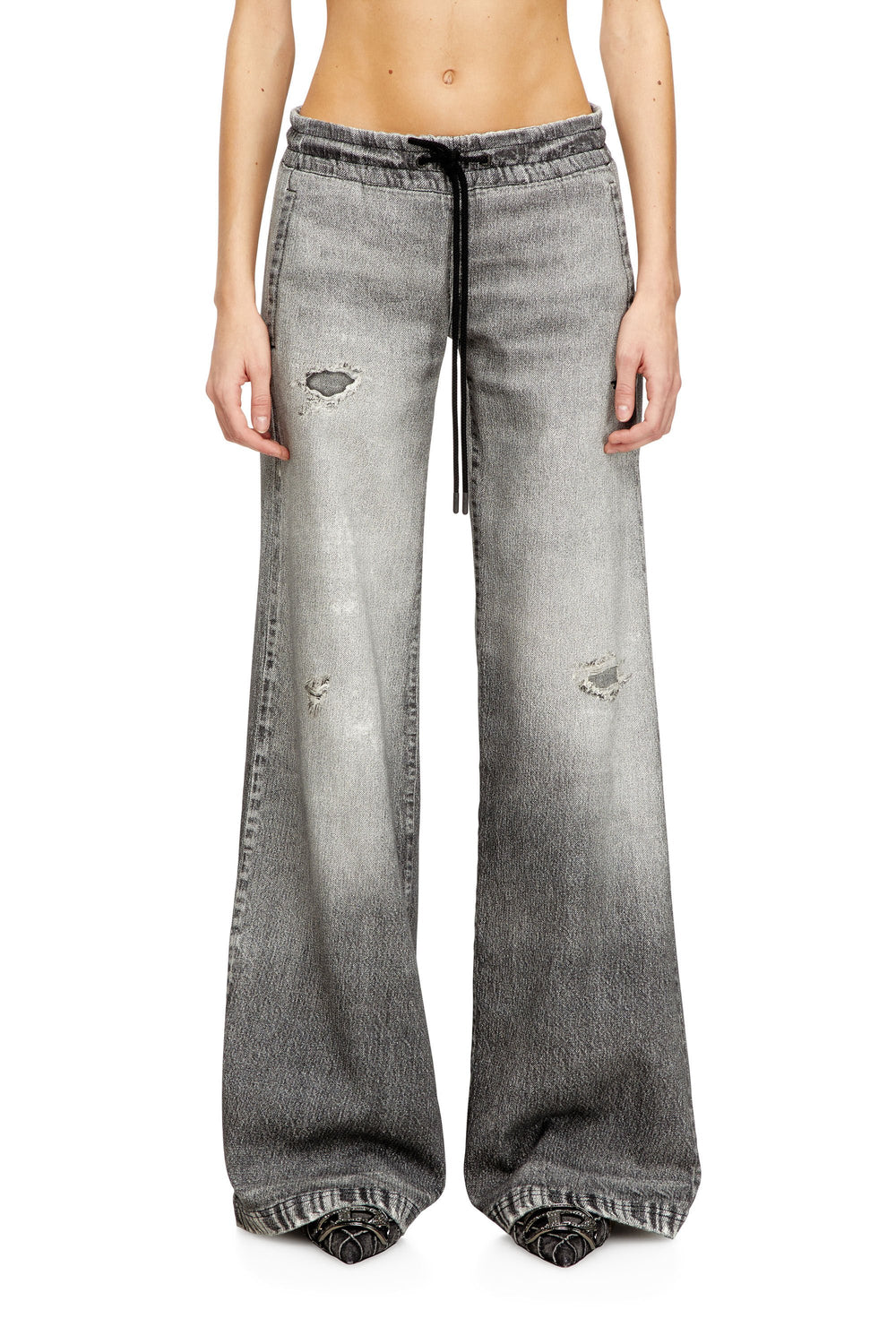 Women's Relaxed Jeans Grey 2078 D-Ainty Joggjeans®