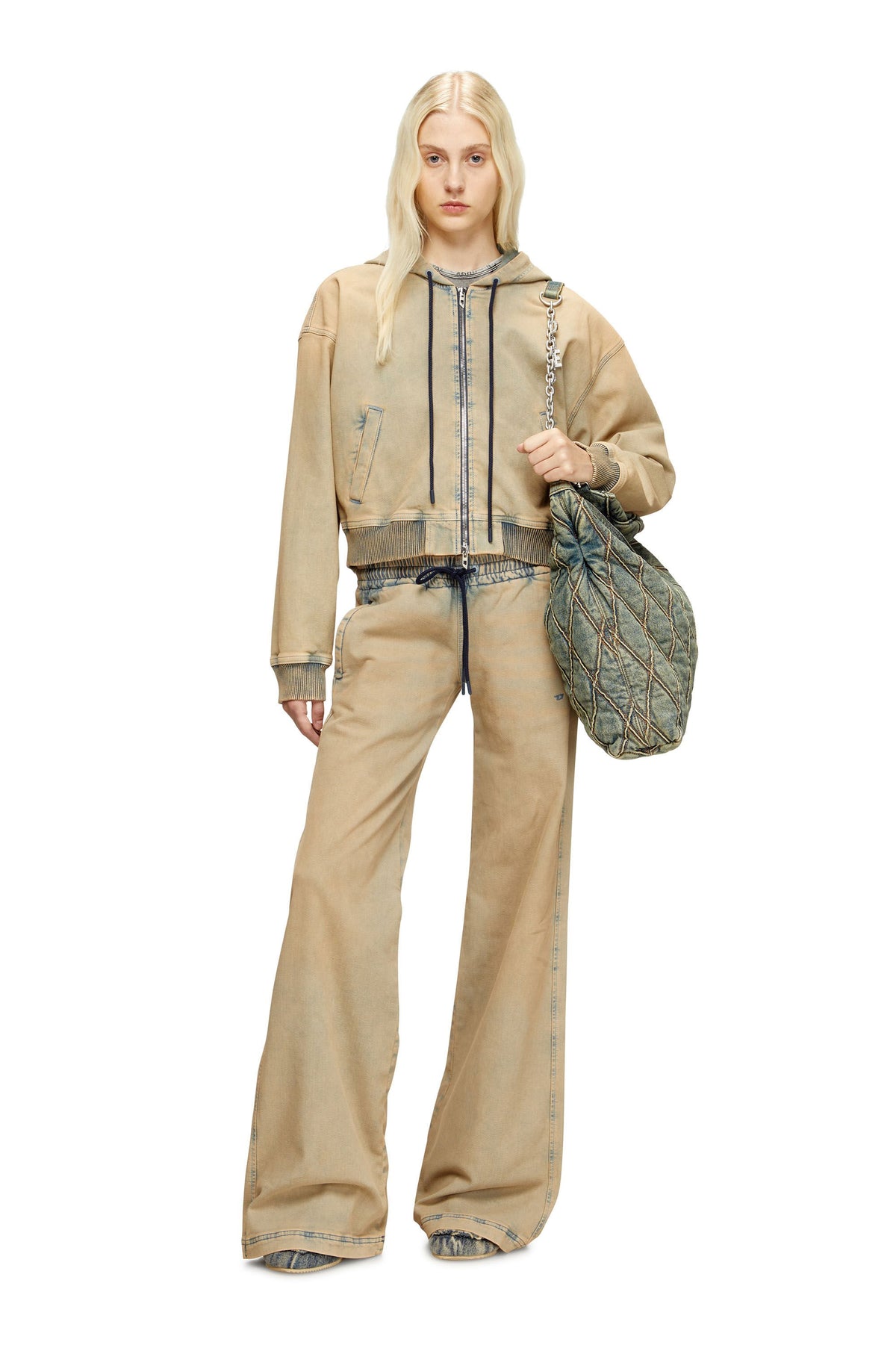 Women's Relaxed Jeans Blue/Beige 2078 D-Ainty Joggjeans®