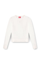 Women's Wool jumper with cut-out logo Black