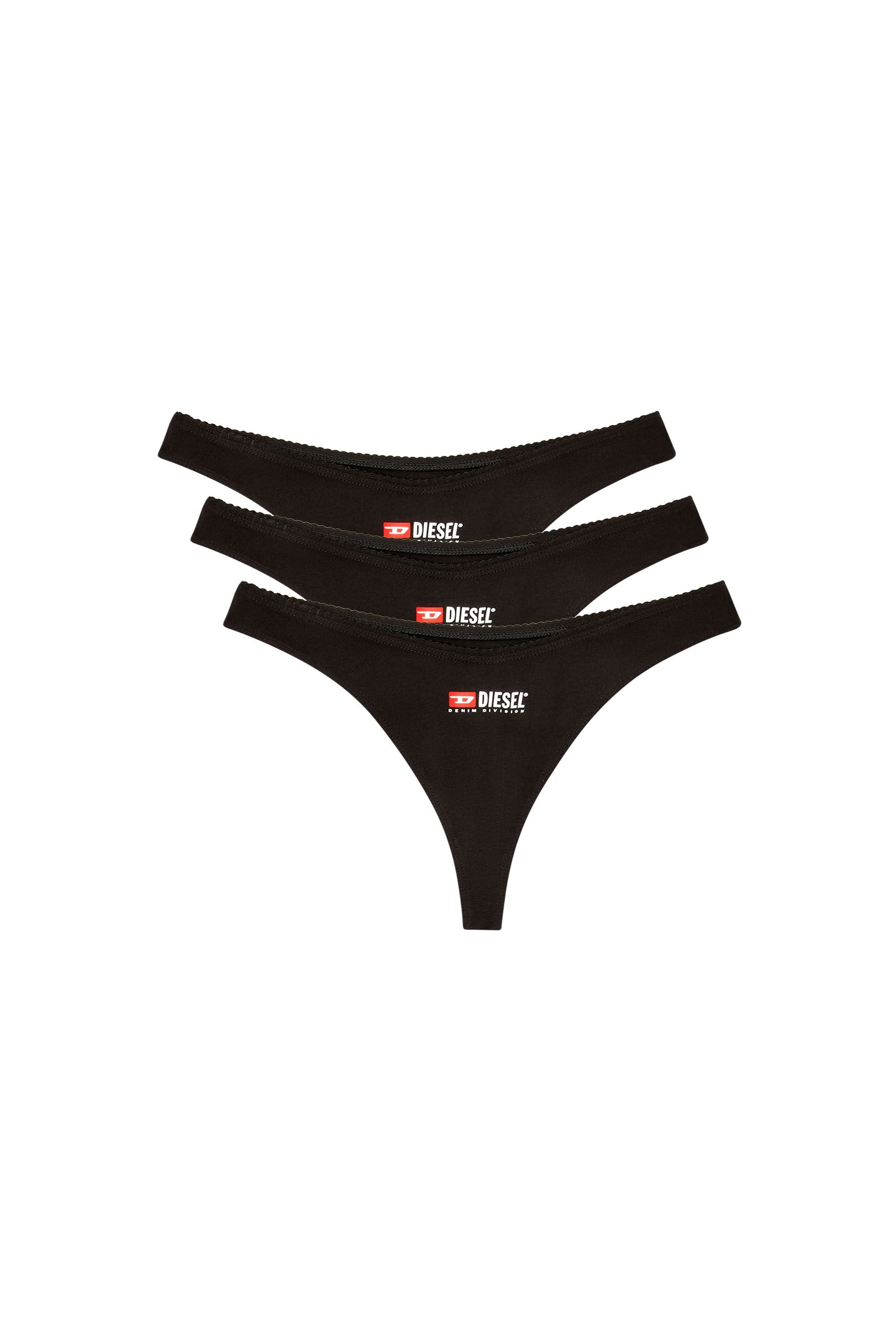 Women's 3-pack of thongs Black