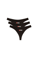 Women's 3-pack of thongs Black